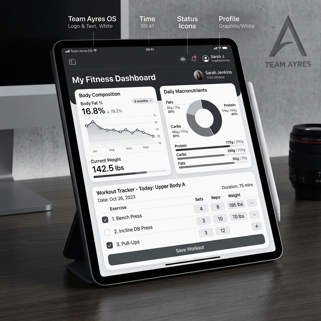 Team Ayres OS App Mockup